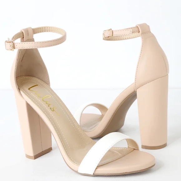 Lulus Two-Tone Taylor Heels (8) (BNWT / BNIB) - Picture 15 of 16